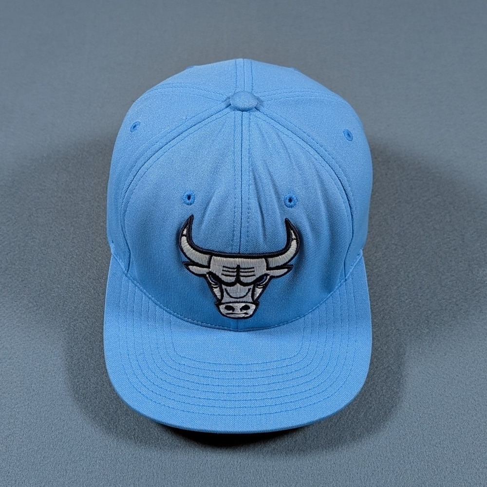 Chicago Bulls Mitchell & Ness Hat Mens Light Blue Snapback NBA Cap